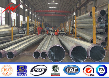 Chine Poteaux d'utilité métallique de distribution galvanisés de 10 mm 69kv Philippines traditionnelles fournisseur